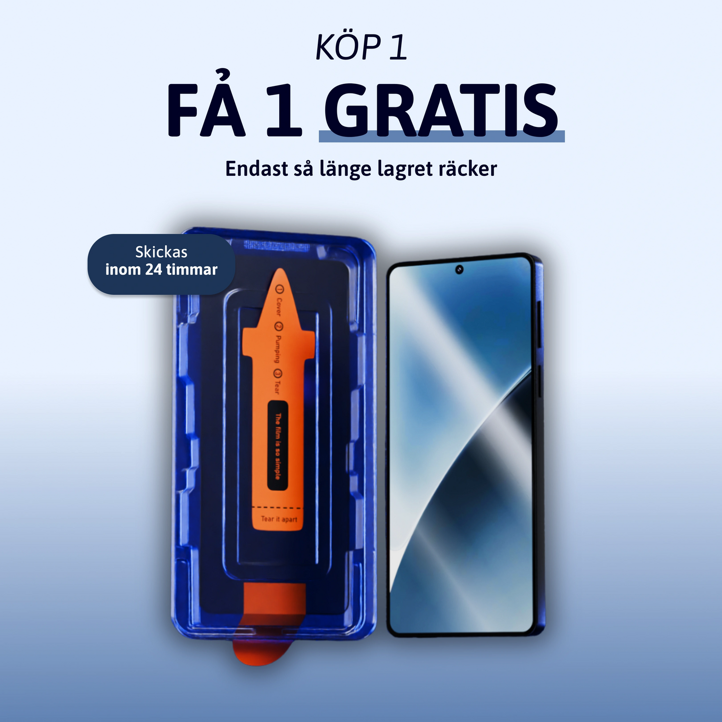 3-i-1 Skärmskydd - Redmi