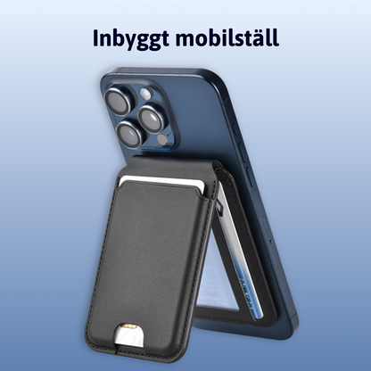 Vikbar plånbok i läder
