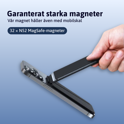 Vikbar plånbok i läder