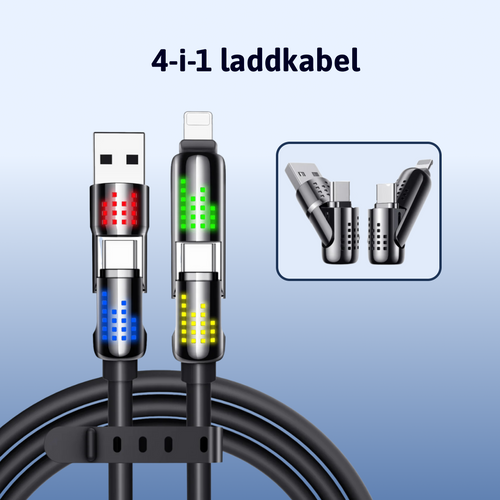 4-i-1 Laddkabel