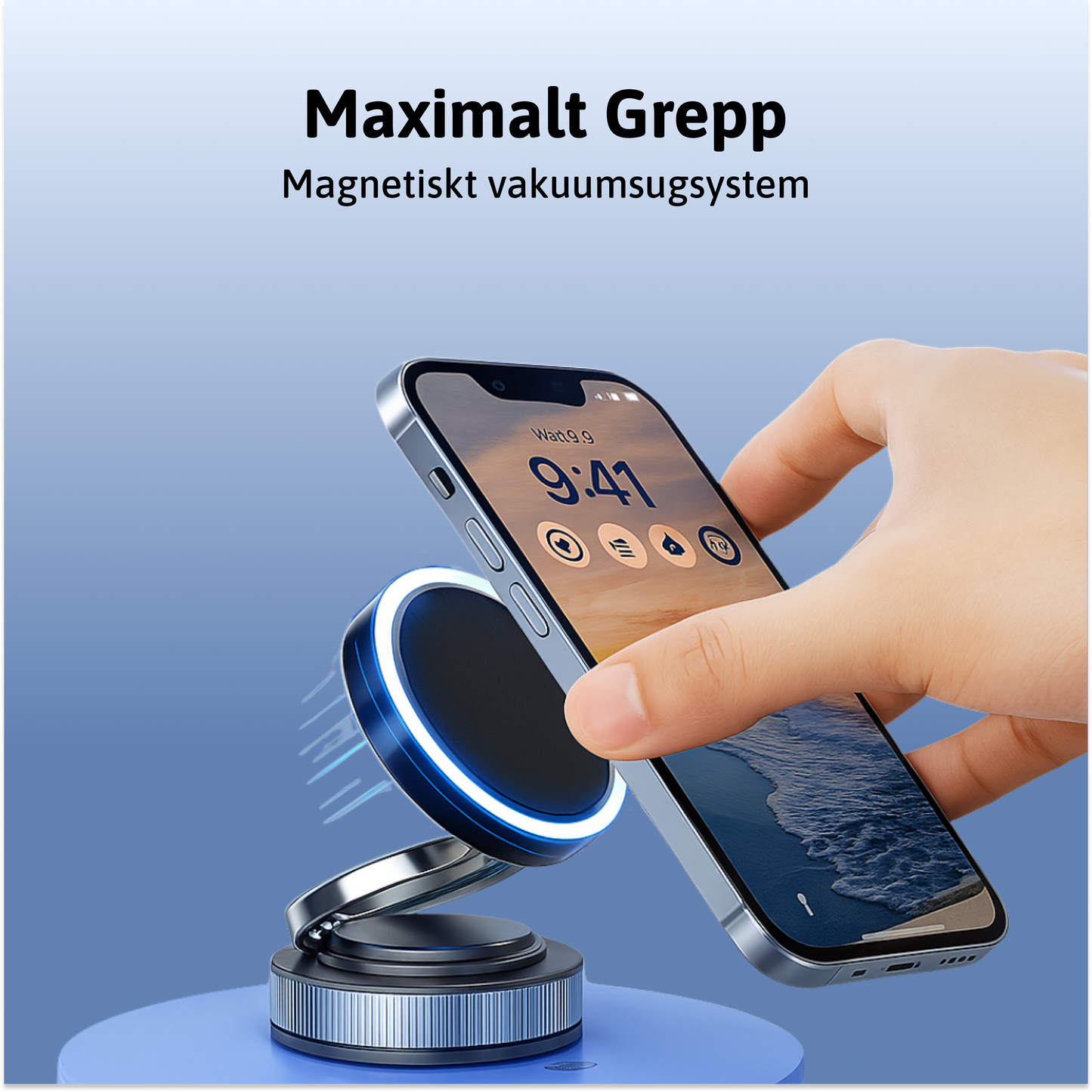 Magnetisk 360° Mobilhållare