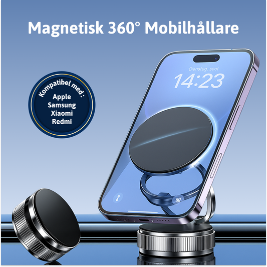 Magnetisk 360° Mobilhållare
