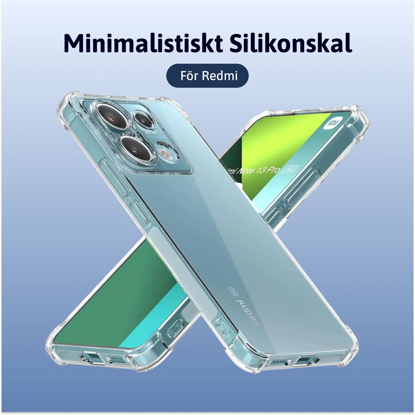 Minimalistiskt Silikonskal Redmi