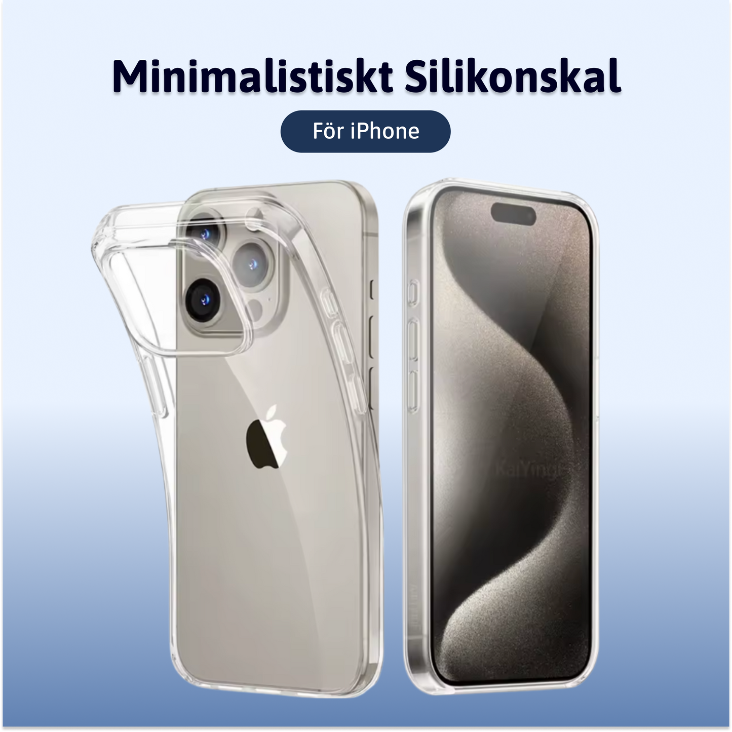 Minimalistiskt Silikonskal iPhone