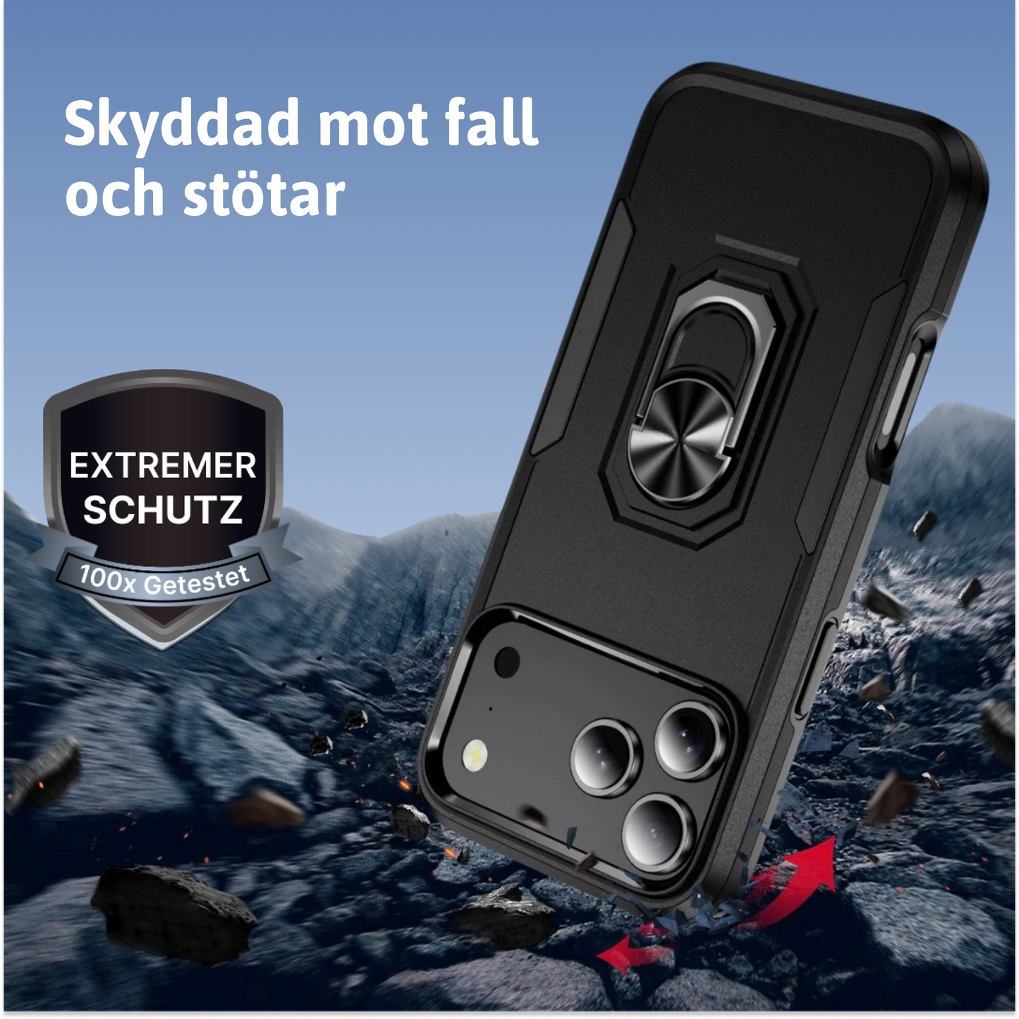 Ultratäligt Mobilskal - iPhone 17/ Air/ Pro/ Pro Max