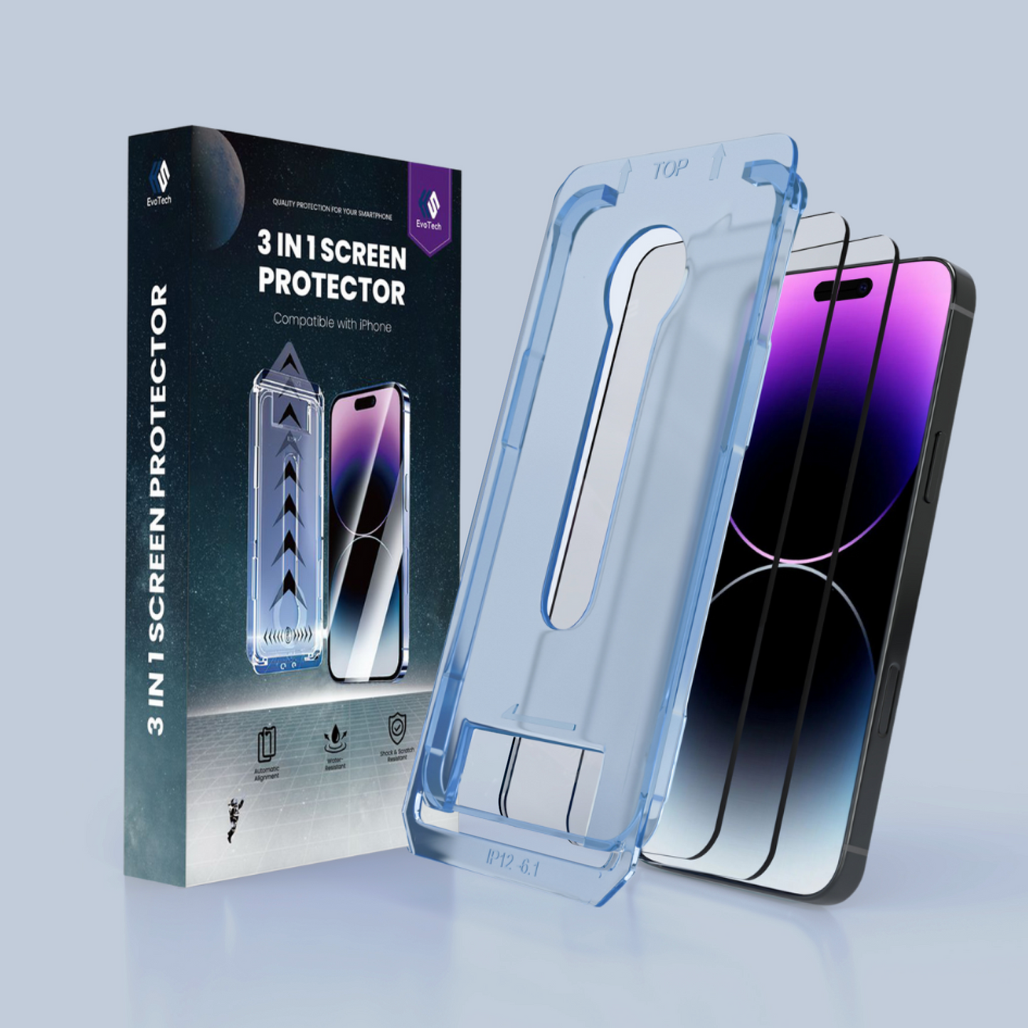 3-i-1 Skärmskydd - iPhone