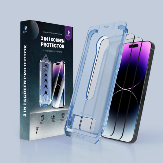 3-i-1 Skärmskydd - iPhone