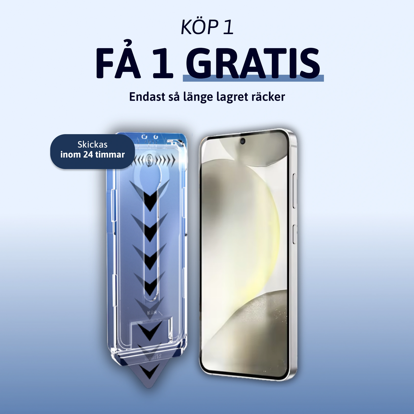 3-i-1 Skärmskydd - Samsung S