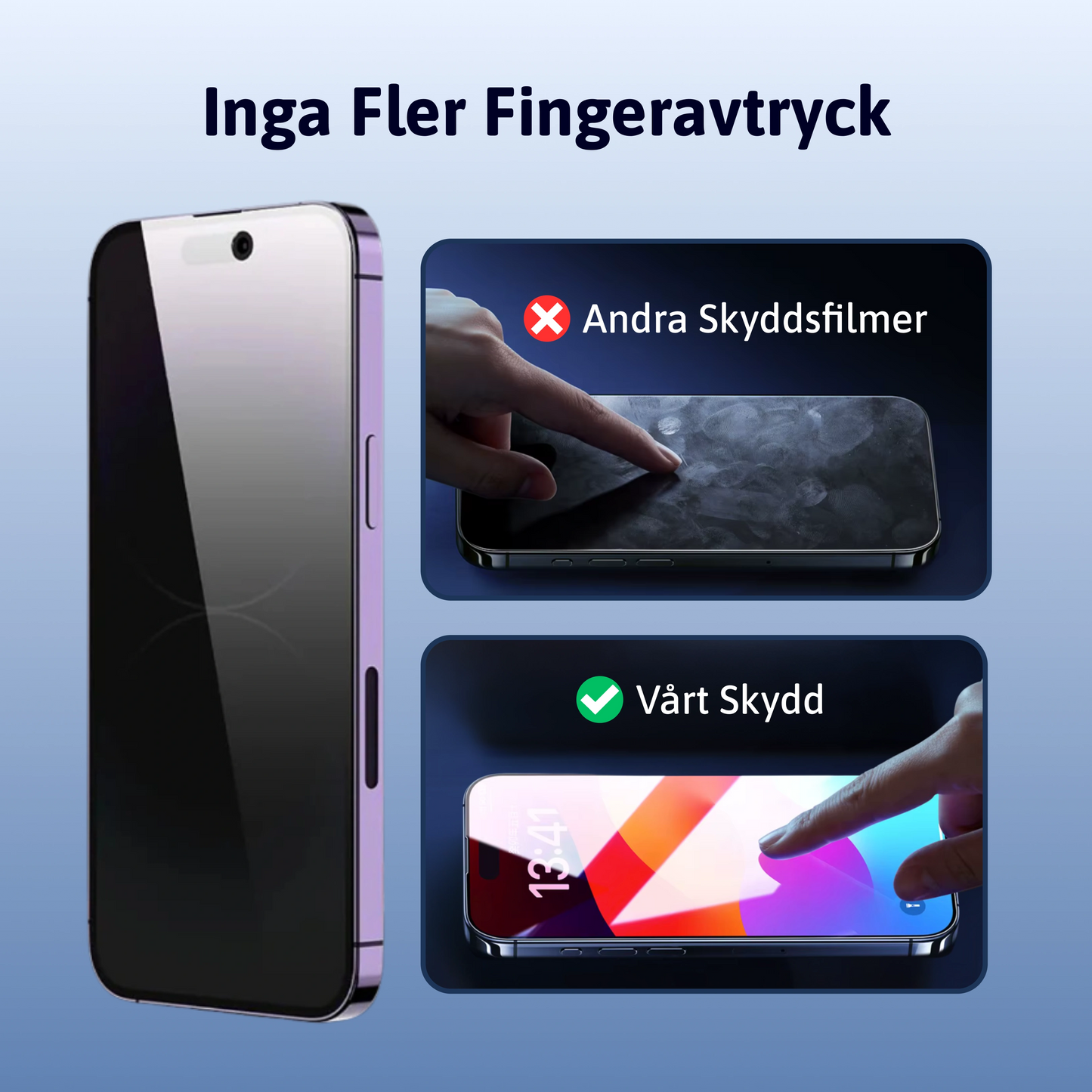 3-i-1 Skärmskydd - iPhone